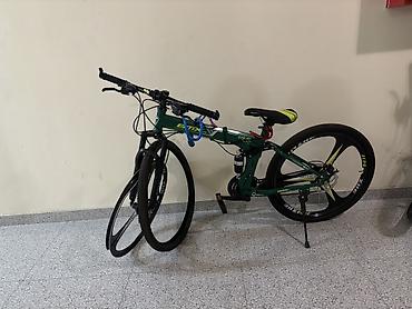 velosiped 25: BMX GTR-101 dağ velosipedi - Rəng: Yaşıl, sarı-qara akssentlər - — 2