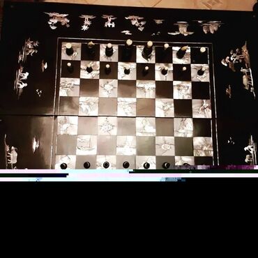 Şahmatlar: Antikvar nərd: Dünyada tək. Əl işi. İstifadə olunmuş materiallar — 9