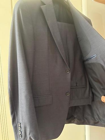 Kişi geyimləri: Kostyum, Demisezon, Ermenegildo Zegna, L, rəng - Göy — 7