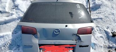 mazda 6 2003: Крышка багажника Mazda 2003 г., Б/у, цвет - Серебристый