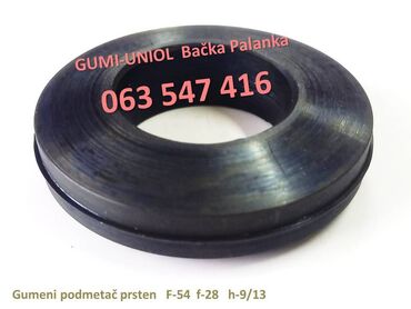 Ostali pribor i dodaci za alate: Gumeni odbojnici i podmetač prsten – različite dimenzije - — 4