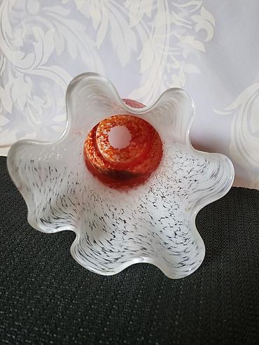 Vaze i saksije: Murano vaza,rucni rad 1960,70ta.god. Vaza murano,splatter glass- — 10