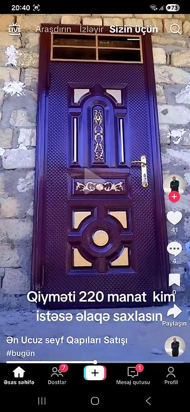 seyf qapilar qiyməti: Seyf qapılar – dekorativ klassik dizayn və yüksək möhkəmlik - — 1