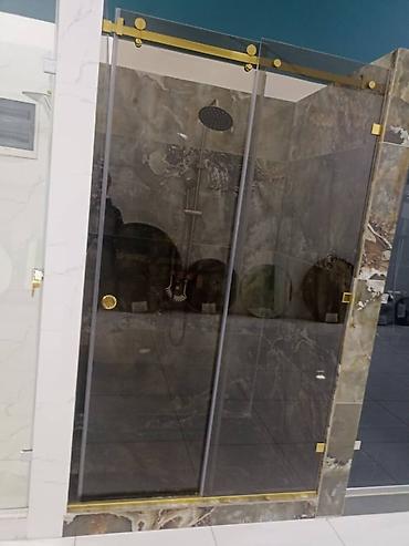 Душевые перегородки и ограждения: Душевые Перегородки на заказ Стекло закаленное 8мм Фурнитура премиум — 8