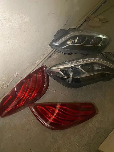 mercedes cewka: Mersedes-Benz C class üçün ön və arxa işıqlar komplekti - Ön faralar — 4