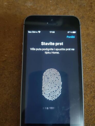 Apple iPhone: Apple iPhone iPhone SE, 32 GB, Black Titanium, Otisak prsta — 10