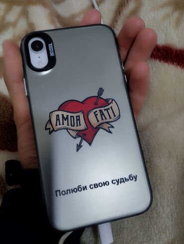 чехлы на айфон хр: IPhone Xr, Колдонулган, 64 ГБ, Ак, Заряддоочу түзүлүш, Коргоочу айнек, Каптама, 76 %