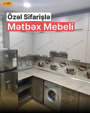 Ev və bağ: Özəl sifarişlə mətbəx mebeli - Layihələndirmə: Məkana uyğun ölçüdə — 1