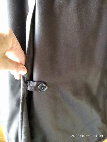 Mantili: 6XL, Upotrebljenо, Sa postavom, Jednobojni, bоја - Crna — 20