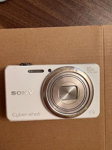 camera sony 1000: Sony Cyber-shot rəqəmsal fotoaparat - Rəng: ağ - Linza: Sony G Lens - — 2