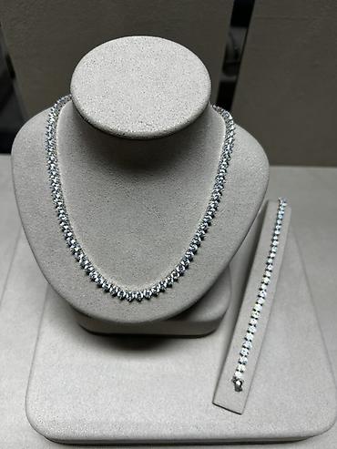 Серебряные украшения: Набор украшений, Проба 925, Женские, Новый — 4