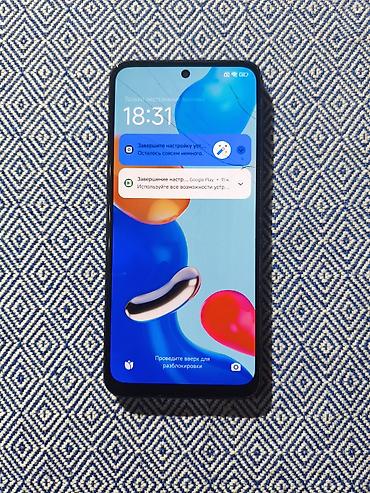 samsung f: Redmi, Redmi Note 11, Б/у, 128 ГБ, цвет - Черный, 2 SIM — 2