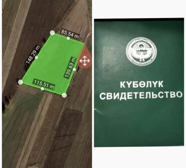 обмен участка на квартиру: 42 соток, Для сельского хозяйства, Тех паспорт