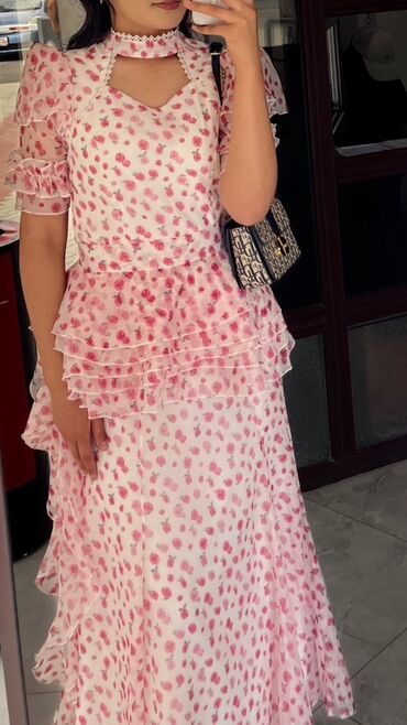 греческие платья для беременных: Повседневное платье, Осень-весна, Длинная модель, Полиэстер, M