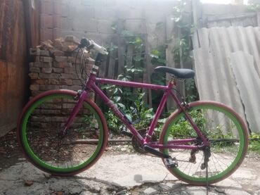 velosiped ot 3 do 6 let: Продаю Корейский велосипед, деаметр колёс 26 скорость 7.3, адрес