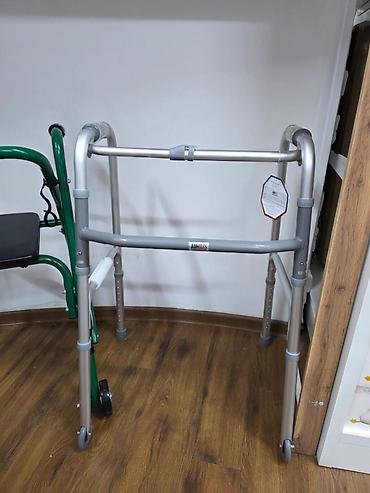 Ходунки, костыли, трости, роллаторы: Ходунки 4х опорные Устойчивая конструкция на четырёх ножках с — 9