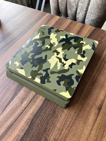 ps4 icare: Playstation 4 slim WWII EDITION, 1 tb, 2 kontroller, ela veziyyetde