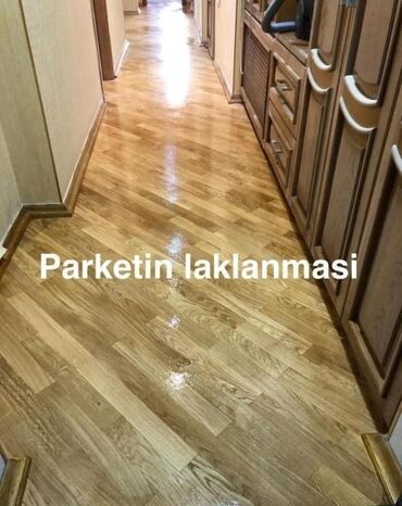 mebel sexine fehle teleb olunur: Polun parketin şilfofkasi dolqulanmasi ve laklanmasi