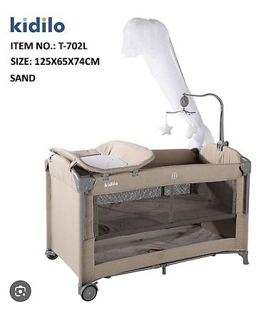 Beşiklər: Oğlan və qız üçün, İşlənmiş, Dördbucaq, Beşik, Dəstsiz, Matras ilə, Yellənmə mexanizmsiz — 1