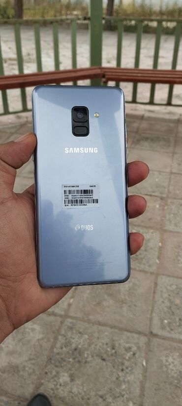 samsung galaxy s4 ekran satiram: Samsung Galaxy A8 Plus, 64 GB, Barmaq izi