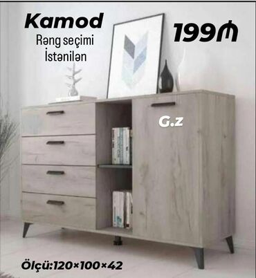 Dolablar: *Kamod ✔️199Azn* ▫️Ölçü:120×100×42 ✔️İstehsal Rusiya Laminat 18/lik