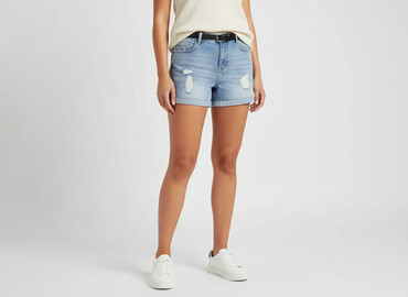 bardzo krótkie spodenki: F&F, Shorts for women, size XL