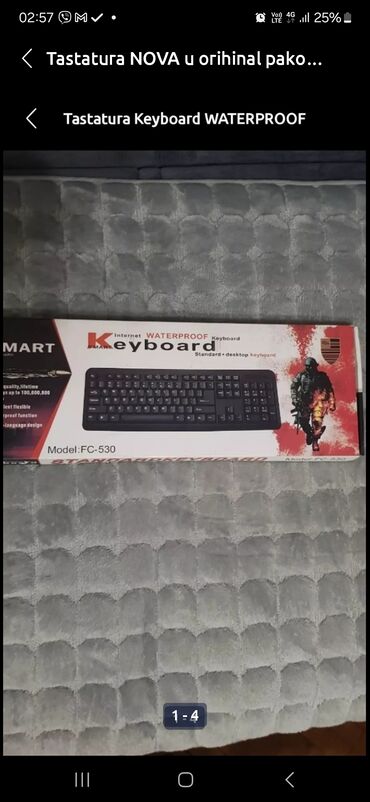 punjači za laptop: Tastatura NOVA u original pakovanju!