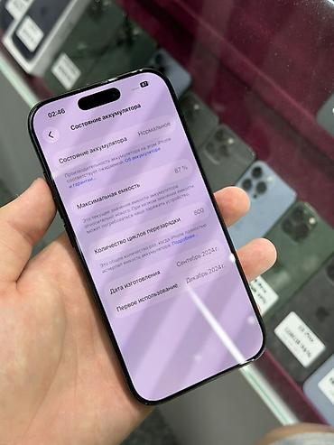 tab a 8: IPhone 16 Pro, Б/у, 512 ГБ, Black Titanium, Защитное стекло, Чехол, Кабель, В рассрочку, 88 % — 6