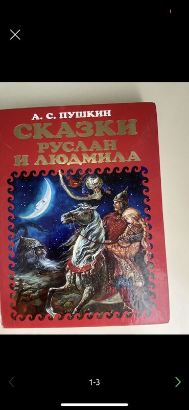 книги по искусству: Сказки Пушкина. Каждая страница с иллюстрациями, книга привезена из