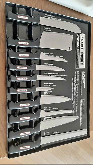 Ножи: Kitchen Wonder – Peşəkar 10 Parça Bıçaq və Satır Dəsti Xüsusiyyətlər — 1