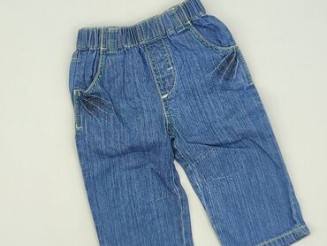 patchworkowe jeansy pull and bear: Denim pants, 3-6 months, condition - Perfect