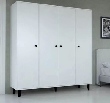 Sifarişlə dolablar: Düz dolab, Yataq otağı üçün, Paltar üçün, Açılan, Korpuslu, 4 qapılı — 9