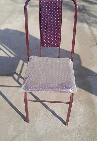 isci stol: Metal karkaslı yumşaq oturacaqlı stullar. Stullar möhkəm metal — 4