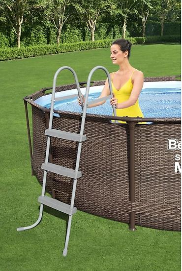 Бассейны: Каркасный бассейн Bestway Steel Pro MAX, премиум-класс, быстрая — 4