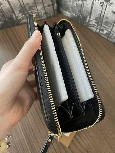 Portmone, pulqabıları: Steve Madden qadın pulqabı – qara rəng - Material: teksturaqlı — 2