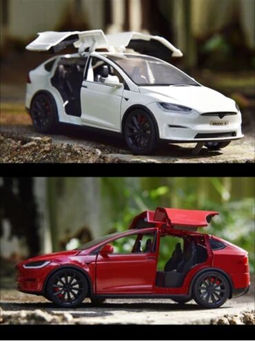 игрушки для детей: Продаётся модель Тесла Имеется два цвета чёрный белый дверь