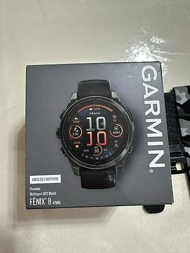 Garmin Fenix 8, 47 мм — премиальные мультиспортивные GPS-часы с