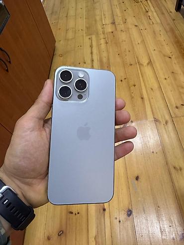 ekrani: IPhone 15 Pro Max, 256 GB, Natural Titanium, Face ID, Sənədlərlə — 2
