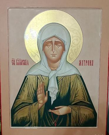 Портреты: Иконы писанные : Св. Блаженная Матрона Московская Св. Ангел Хранитель — 6