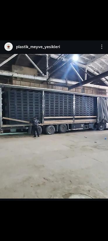 Konteynerlər: Plastik yeşiklər – topdan Məhsulun təsviri: - Material: yüksək — 17