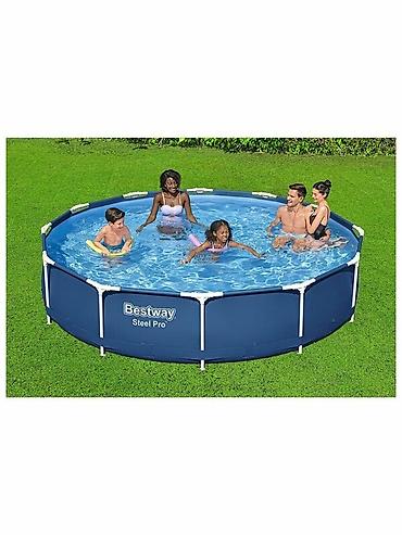 Бассейны: 366/76см. Bestway 56706 BW Каркасный бассейн Steel Pro, 6473л — 8