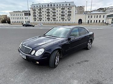 w211 radiator: Mercedes-Benz E-Class sedan (W211) - Kuzov: qara rəng, 4 qapı, yüngül — 6