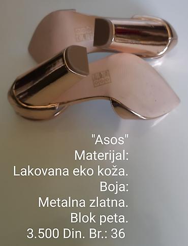 Salonke: ASOS ženske cipele sa kaišićem oko članka. - Materijal: lakovana eko — 9