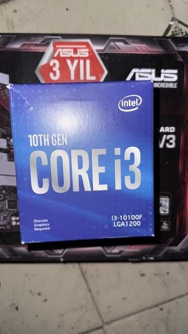 Kompüter ehtiyyat hissələri: Prosessor Intel Core i3 İ3, 3-4 GHz, 4 nüvə, İşlənmiş