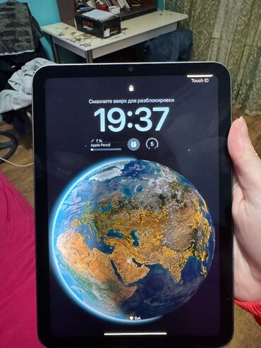 tablet qiymeti: Ipad Mini 6 256 gb karobka adabtr var yungul ciziqlari var qiraqlarda