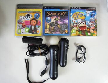 PS3 (Sony PlayStation 3): PS3 Move в отличном состоянии, стики не дрифтят, гироскоп отлично