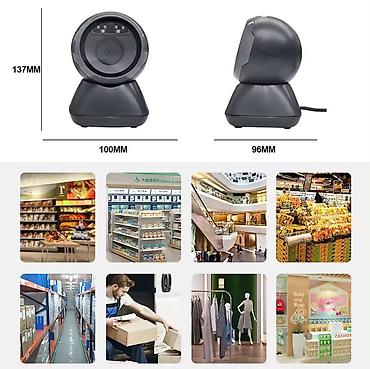 scan: Сканер штрих кода проводной RS-930. Обладает превосходной скоростью — 2