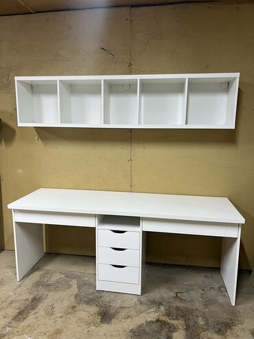 икеа мебель: Компьютерный Стол, цвет - Белый, Новый