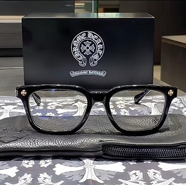 золотое цепочки: Очки Chrome Hearts - Форма: классическая прямоугольная/wayfarer с — 1