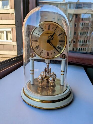 slikarska platna beograd: Table clock, color - White, Used